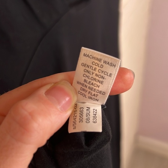 Banana Republic Black Monochrome Flowy Dress, Women’s Size Medium - Picture 8 of 8